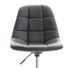 Kancelárska stolička Emil, syntetická koža, čierna - 4