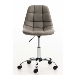 Kancelárska stolička Emil, syntetická koža, taupe