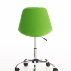 Kancelárska stolička Emil, syntetická koža, zelená - 4
