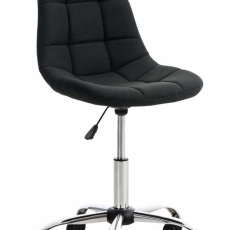 Kancelárska stolička Emil, textil, čierna - 1