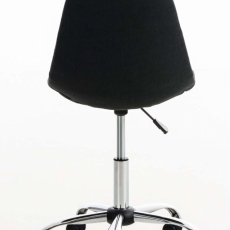 Kancelárska stolička Emil, textil, čierna - 4