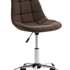 Kancelárska stolička Emil, textil, hnedá - 1