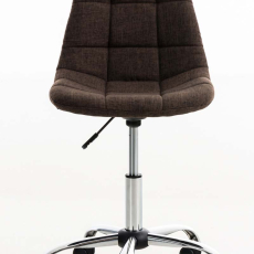 Kancelárska stolička Emil, textil, hnedá - 2