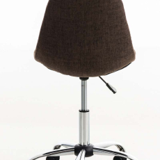 Kancelárska stolička Emil, textil, hnedá - 4