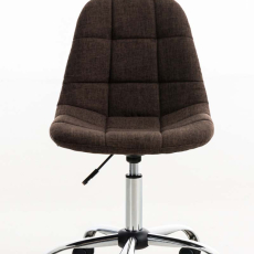 Kancelárska stolička Emil, textil, hnedá - 5