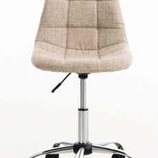 Kancelárska stolička Emil, textil, krémová - 2
