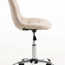 Kancelárska stolička Emil, textil, krémová - 3