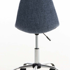 Kancelárska stolička Emil, textil, modrá - 4