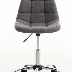 Kancelárska stolička Emil, textil, svetlo šedá - 2
