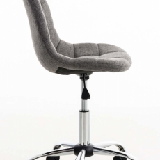 Kancelárska stolička Emil, textil, svetlo šedá - 3