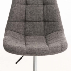 Kancelárska stolička Emil, textil, svetlo šedá - 6