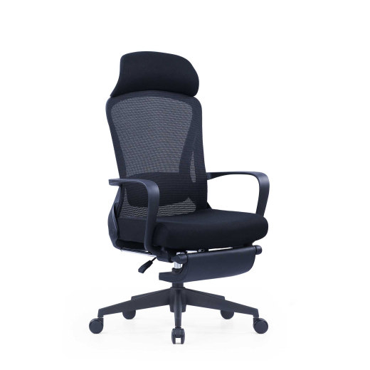 Kancelárska stolička Enjoy HB, textil, čierna - 1