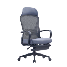 Kancelárska stolička Enjoy HB, textil, šedá - 1