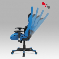 Kancelárska stolička Esai, modrá - 7