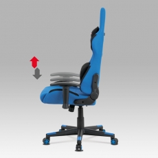 Kancelárska stolička Esai, modrá - 8