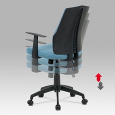 Kancelárska stolička Ester, modrá - 3