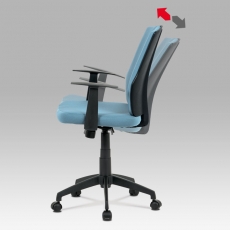 Kancelárska stolička Ester, modrá - 5