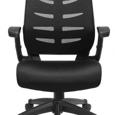 Kancelárska stolička Evelyn, čierna - 1