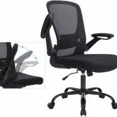 Kancelárska stolička Ewa, čierna - 5