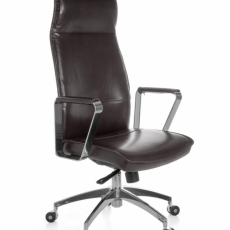 Kancelárska stolička Fener, 127 cm, hnedá - 1