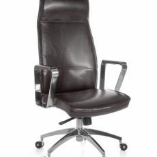 Kancelárska stolička Fener, 127 cm, hnedá - 2