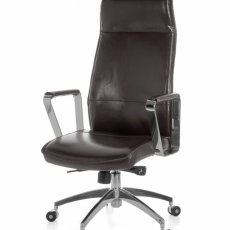 Kancelárska stolička Fener, 127 cm, hnedá - 6