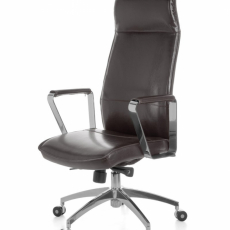 Kancelárska stolička Fener, 127 cm, hnedá - 7