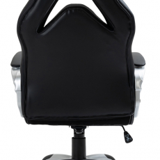 Kancelárska stolička Foxton, syntetická koža, biela - 5