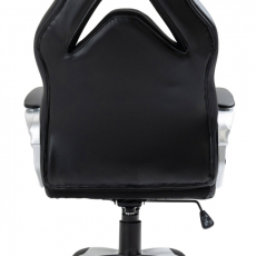 Kancelárska stolička Foxton, syntetická koža, čierna - 5