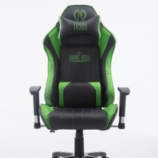 Kancelárska stolička Frencis, čierna / zelená - 2