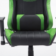 Kancelárska stolička Frencis, čierna / zelená - 6
