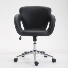 Kancelárska stolička Freya, čierna - 2