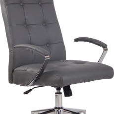 Kancelárska stolička Fynn, tmavo šedá - 1
