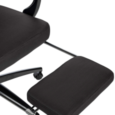 Kancelárska stolička Gander, textil, čierna - 3
