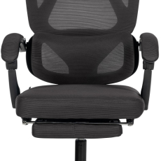 Kancelárska stolička Gander, textil, čierna - 5