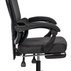 Kancelárska stolička Gander, textil, čierna - 6