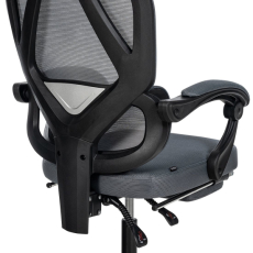Kancelárska stolička Gander, textil, šedá - 7