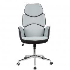 Kancelárska stolička Gerda, textilné poťahovina, šedá - 2