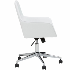 Kancelárska stolička Geryr, biela - 3