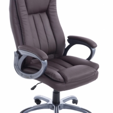 Kancelárska stolička Gini, hnedá - 1
