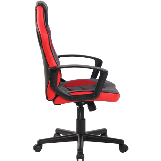Kancelárska stolička Glendale, čierna / červená - 1