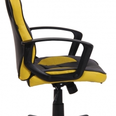 Kancelárska stolička Glendale, čierna / žltá - 2