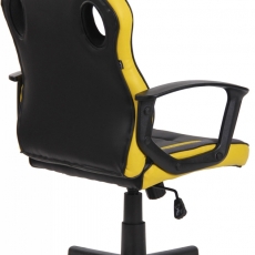 Kancelárska stolička Glendale, čierna / žltá - 5