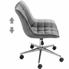 Kancelárska stolička Goja, šedá - 3