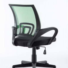 Kancelárska stolička Hanna, čierna / zelená - 4