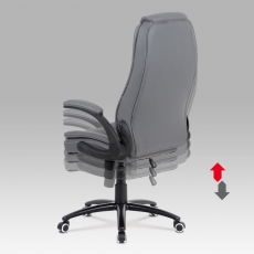 Kancelárska stolička Huck, sivá - 3