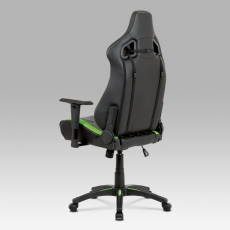 Kancelárska stolička Hugh, čierna/zelená - 6