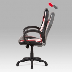 Kancelárska stolička Ibar, červená - 4