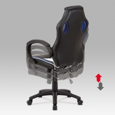 Kancelárska stolička Ibar, modrá - 3