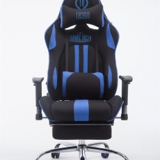 Kancelárska stolička Inken, čierna / modrá - 2